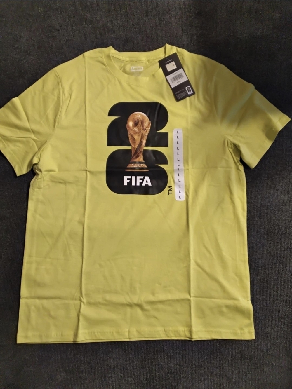 FIFA Men's Yellow Graphic Short Sleeve Tee